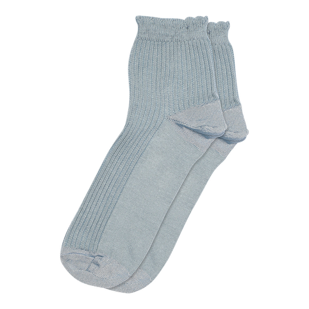 Vivian Short strømper - Dusty Blue